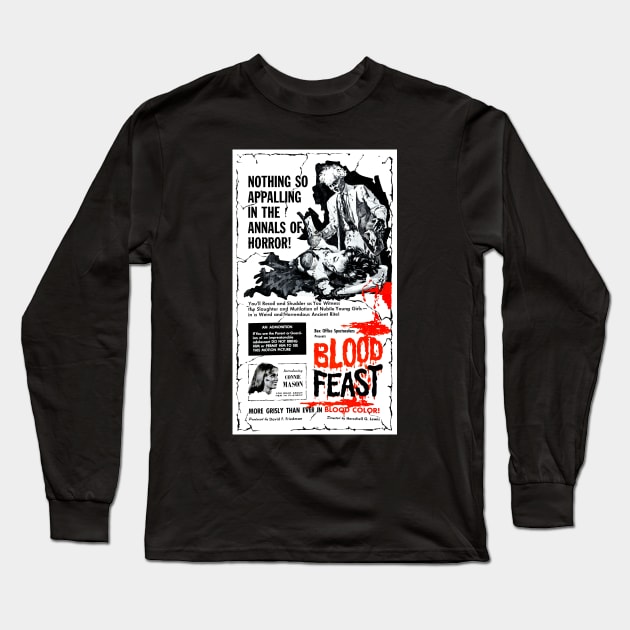 BLOOD FEAST Long Sleeve T-Shirt by Scum & Villainy